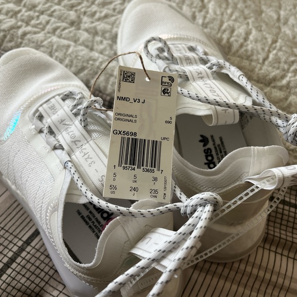 Brand new never worn Adidas NMD V3. Women’s size 5 1/2 triple white. - Picture 5 of 6